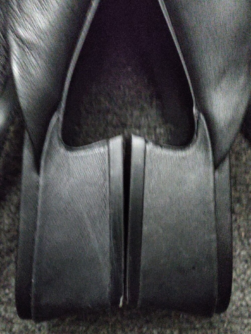 Steve Madden "Darvy" Black Slingback Flats with Gold Buckle - Picture 8 of 11